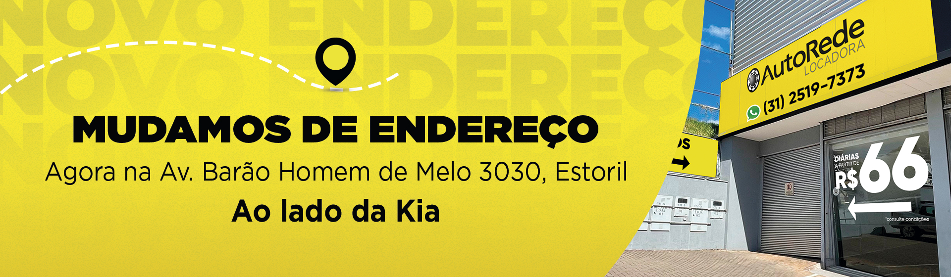 Novo endereço